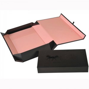 OEM Black Custom Folding Box Hộp quà cá nhân