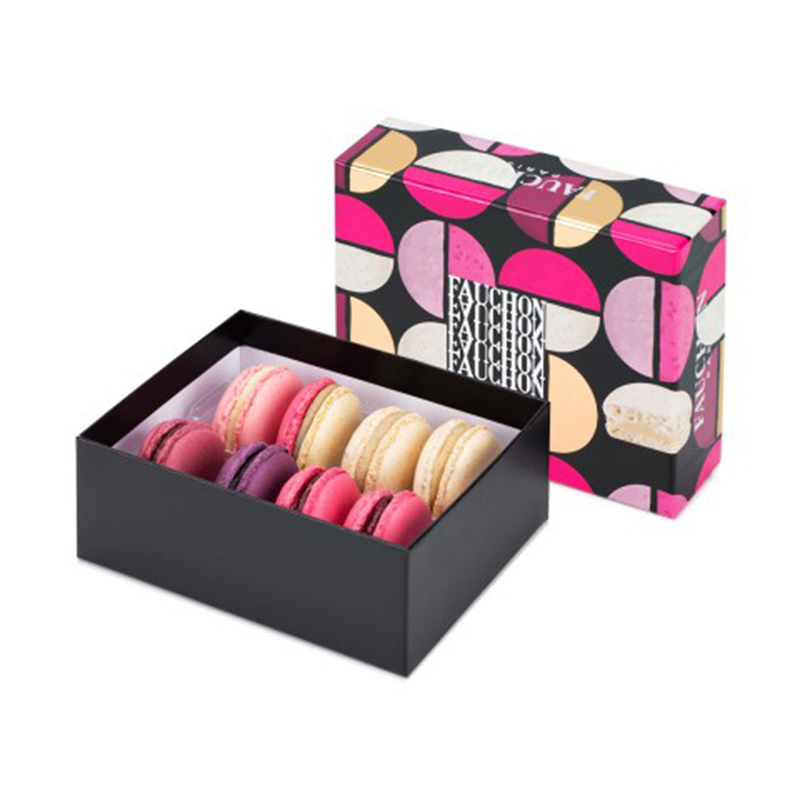 Bán hộp bao bì macaron nóng với thiết kế nắp macaron